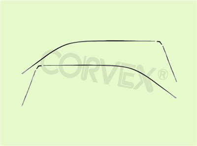 PART #:  CV05-S01/6 ∞  ROOF DRIP RAIL  MOULDING 