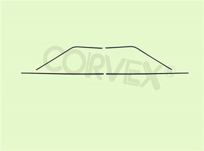 PART #:  CV07-HR11 ∞  HEADLINER  TRIM