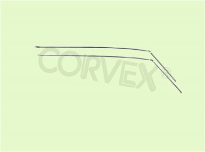 PART #:  CV07-S11S ∞  ROOF DRIP RAIL  MOULDING 