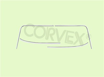 PART #:  CV15-S01S ∞  WINDSHIELD  MOULDING 