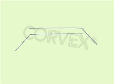 PART #:  CV15-S02-3/6 ∞  ROOF DRIP RAIL  MOULDING 