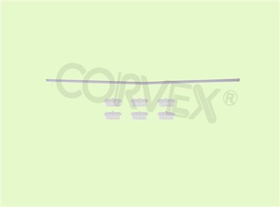PART #:  FD01-G24L   ∞   GRILLE  MOULDING 