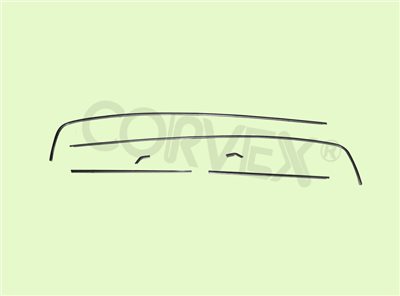 品號:  CV07-S01/2S ∞  ROOF DRIP RAIL  MOULDING 