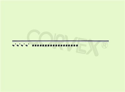 PART #:  CV01-B33 ∞  TAILGATE  MOULDING 